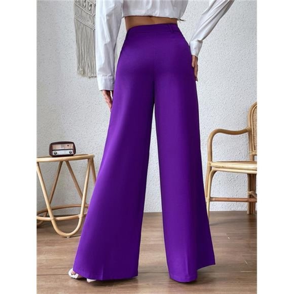 High Waist Wide Leg Pants - Picture 2 of 3